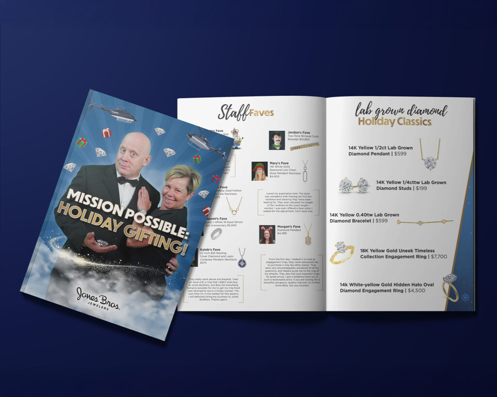 Jones Brothers Jewelers | Print Production Brochure