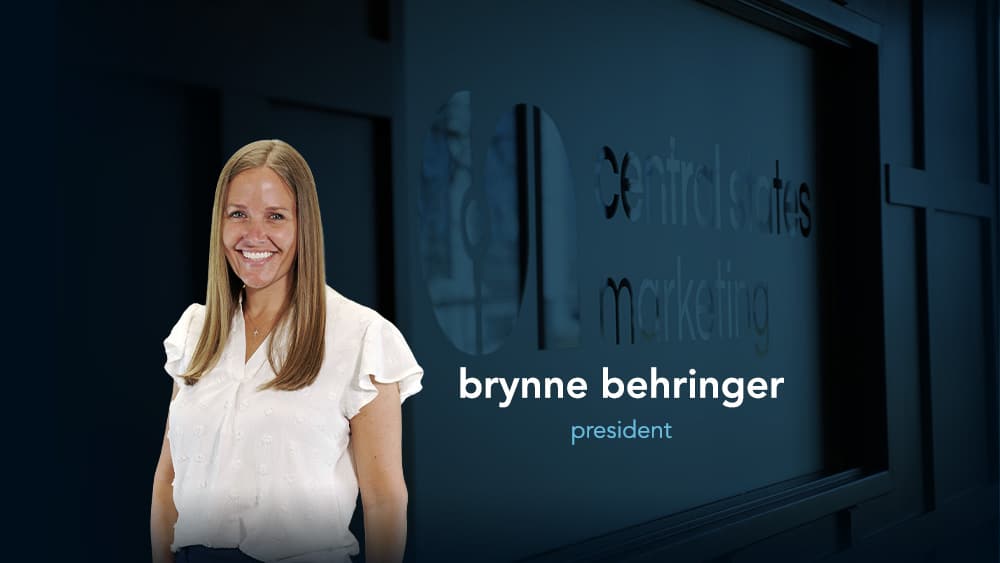 Brynne Behringer, president of Central States Marketing in Peoria, IL